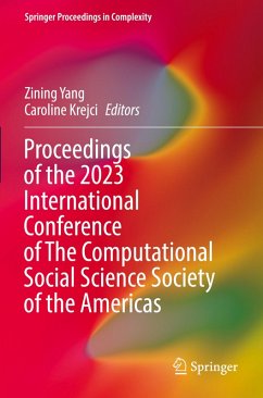 Cover Proceedings of the 2023 International Conference of The Computational Social Science Society of the Americas