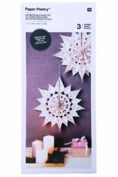 Cover Papiertüten Sterne Set, Weiss
