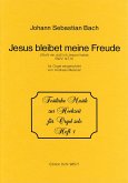 Jesus bleibet meine Freude Choral aus der Kantate BWV147 für Orgel