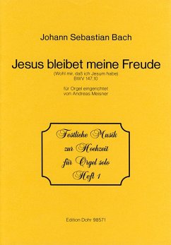 Cover Jesus bleibet meine Freude Choral aus der Kantate BWV147 für Orgel