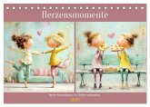 Herzensmomente. Beste Freundinnen in Liebe verbunden (Tischkalender 2026 DIN A5 quer), CALVENDO Monatskalender