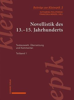 Cover Novellistik des 13.-15. Jahrhunderts. Teilband 1