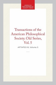 Cover Transactions of the American Philosophical Society, Old Series, Vol 5, 1802