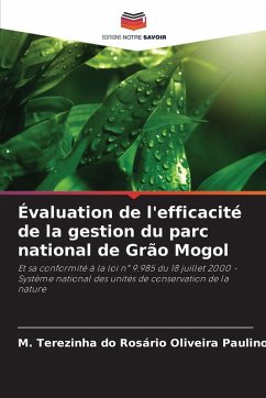 Cover Évaluation de l'efficacité de la gestion du parc national de Grão Mogol