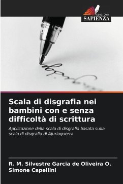 Cover Scala di disgrafia nei bambini con e senza difficoltà di scrittura