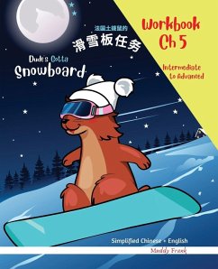 Cover Snowboard 5 - Simplified Chinese + English Magali Marmot Humorous Reading Workbook