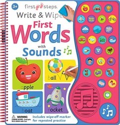 Cover Write and Wipe First Words with Sound