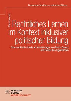 Cover Rechtliches Lernen im Kontext inklusiver politischer Bildung