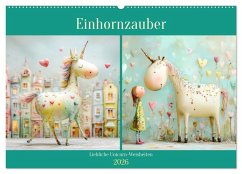 Einhornzauber. Liebliche Unicorn-Weisheiten (Wandkalender 2026 DIN A2 quer), CALVENDO Monatskalender - Calvendo;Hurley, Rose