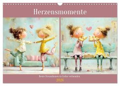 Herzensmomente. Beste Freundinnen in Liebe verbunden (Wandkalender 2026 DIN A3 quer), CALVENDO Monatskalender - Calvendo;Hurley, Rose Herzensmomente. Beste Freundinnen in Liebe verbunden (Wandkalender 2026 DIN A3 quer), CALVENDO Monatskalender - Calvendo;Hurley, Rose