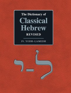 Cover The Dictionary of Classical Hebrew Revised. IV. Yodh-Lamedh.