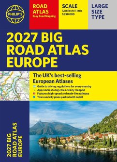 Cover Philip's 2027 Big Road Atlas of Europe