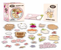 Smoko Friends Magnet Set - Press, Running Smoko Friends Magnet Set - Press, Running