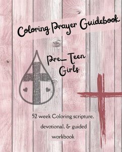 Cover Coloring Prayer Guidebook for Pre-Teen Girls