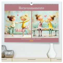Herzensmomente. Beste Freundinnen in Liebe verbunden (hochwertiger Premium Wandkalender 2026 DIN A2 quer), Kunstdruck in Hochglanz - Calvendo;Hurley, Rose Herzensmomente. Beste Freundinnen in Liebe verbunden (hochwertiger Premium Wandkalender 2026 DIN A2 quer), Kunstdruck in Hochglanz - Calvendo;Hurley, Rose