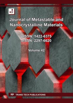 Cover Journal of Metastable and Nanocrystalline Materials Vol. 42 (eBook, PDF)