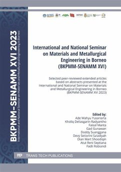Cover International and National Seminar on Materials and Metallurgical Engineering in Borneo (BKPMM-SENAMM XVI) (eBook, PDF)