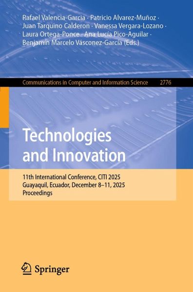 Technologies and Innovation (eBook, PDF) Technologies and Innovation (eBook, PDF)
