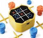 GiiKER Tic Tac Toe Bolt – Elektronisches 3-in-1 Puzzle-Handheld-Spielkonsole, Logikspiel für Kinder und Erwachsene, gelb