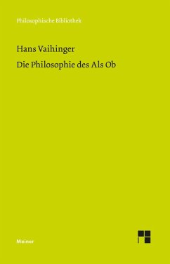 Cover Die Philosophie des Als Ob (eBook, PDF)