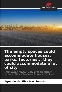 The empty spaces could accommodate houses, parks, factories... they could accommodate a lot of city - da Silva Nascimento, Agnaldo The empty spaces could accommodate houses, parks, factories... they could accommodate a lot of city - da Silva Nascimento, Agnaldo