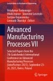 Advanced Manufacturing Processes VII