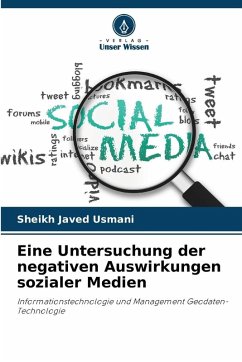 Cover Eine Untersuchung der negativen Auswirkungen sozialer Medien