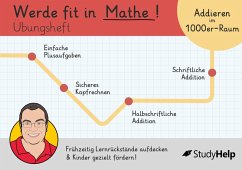 Cover Werde fit in Mathe - Addition bis 1000: Übungsheft für die 3. Klasse