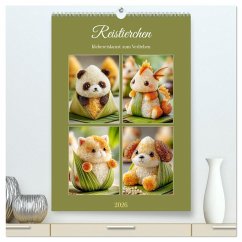 Reistierchen. Klebereiskunst zum Verlieben (hochwertiger Premium Wandkalender 2026 DIN A2 hoch), Kunstdruck in Hochglanz - Calvendo;Hurley, Rose Reistierchen. Klebereiskunst zum Verlieben (hochwertiger Premium Wandkalender 2026 DIN A2 hoch), Kunstdruck in Hochglanz - Calvendo;Hurley, Rose