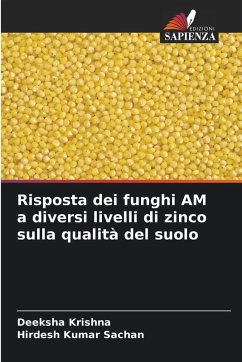 Risposta dei funghi AM a diversi livelli di zinco sulla qualità del suolo - Krishna, Deeksha;Kumar Sachan, Hirdesh