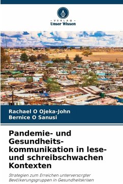 Cover Pandemie- und Gesundheits-kommunikation in lese- und schreibschwachen Kontexten