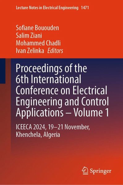 Proceedings of the 6th International Conference on Electrical Engineering and Control Applications - Volume 1 (eBook, PDF)