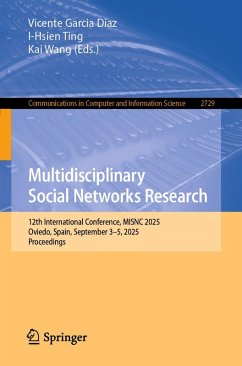 Cover Multidisciplinary Social Networks Research (eBook, PDF)
