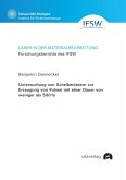 Untersuchung von Scheibenlasern zur Erzeugung von Pulsen mit einer Dauer von weniger als 500 fs (eBook, PDF)