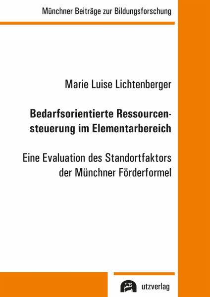 Bedarfsorientierte Ressourcensteuerung im Elementarbereich (eBook, PDF)
