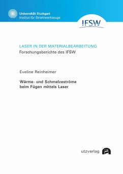 Cover Wärme- und Schmelzeströme beim Fügen mittels Laser (eBook, PDF)