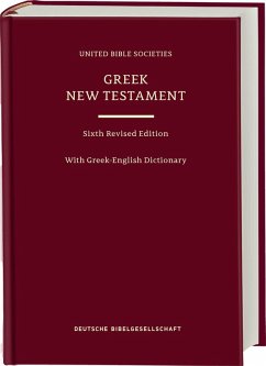 Cover Greek New Testament GNT6. With Greek-English Dictionary