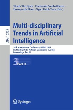 Cover Multi-disciplinary Trends in Artificial Intelligence (eBook, PDF)