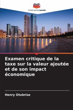 Cover Examen critique de la taxe sur la valeur ajoutée et de son impact économique