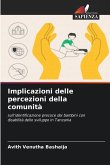 Implicazioni delle percezioni della comunità