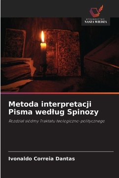 Metoda interpretacji Pisma wed¿ug Spinozy - Dantas, Ivonaldo Correia