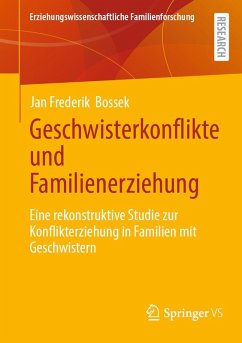 Cover Geschwisterkonflikte und Familienerziehung (eBook, PDF)