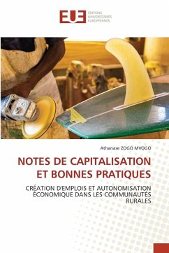 Cover NOTES DE CAPITALISATION ET BONNES PRATIQUES