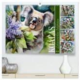 Koalas, liebenswerte kleine Schlafmützen (hochwertiger Premium Wandkalender 2026 DIN A2 quer), Kunstdruck in Hochglanz