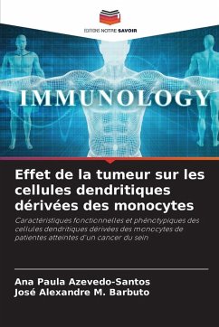 Cover Effet de la tumeur sur les cellules dendritiques dérivées des monocytes
