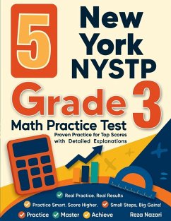 Cover 5 New York NYSTP Grade 3 Math Practice Tests