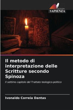 Il metodo di interpretazione delle Scritture secondo Spinoza - Dantas, Ivonaldo Correia