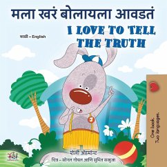 Cover I Love to Tell the Truth (Marathi English Bilingual Book for Kids)
