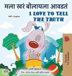 Cover I Love to Tell the Truth (Marathi English Bilingual Book for Kids)
