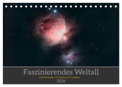 Faszinierendes Weltall (Tischkalender 2026 DIN A5 quer), CALVENDO Monatskalender